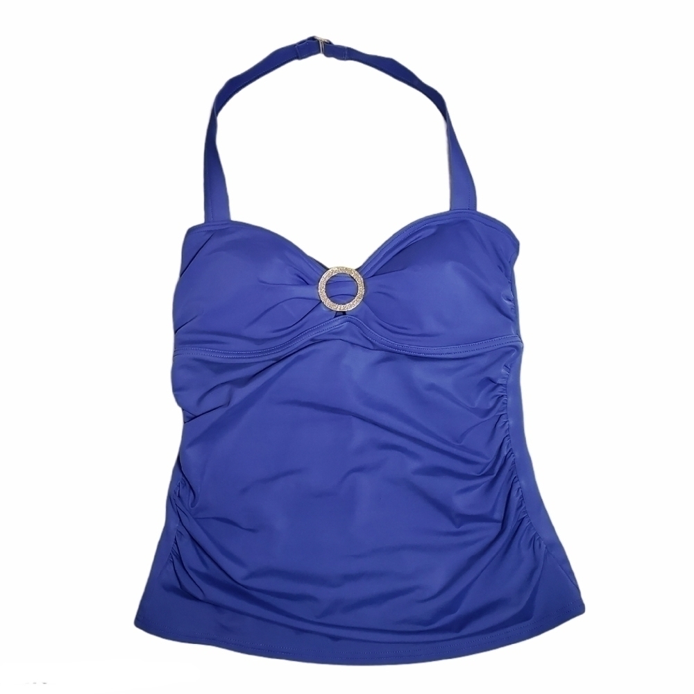 LANDS END Tankini Swim Top Size 4